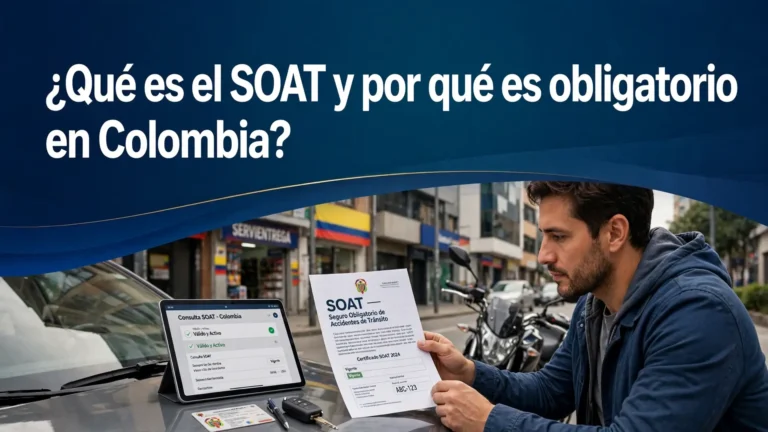 ¿Qué es el SOAT y por qué es obligatorio en Colombia? ¿Qué es el SOAT y por qué es obligatorio en Colombia?