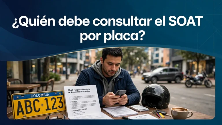 ¿Quién debe consultar el SOAT por placa? ¿Quién debe consultar el SOAT por placa?