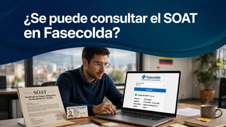 ¿Se puede consultar el SOAT en Fasecolda? ¿Se puede consultar el SOAT en Fasecolda?